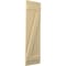 Ekena Millwork Americraft 4-Board (2 Batten) Wood Joined Board-n-Batten Shutters w/ Z-Bar, ARW102BB414X77NTH, PR ARW102BB414X77NTH - alternate 2